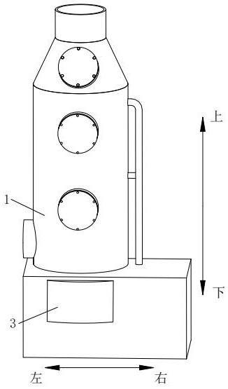 Novel alkali wash filtering device for rubber production