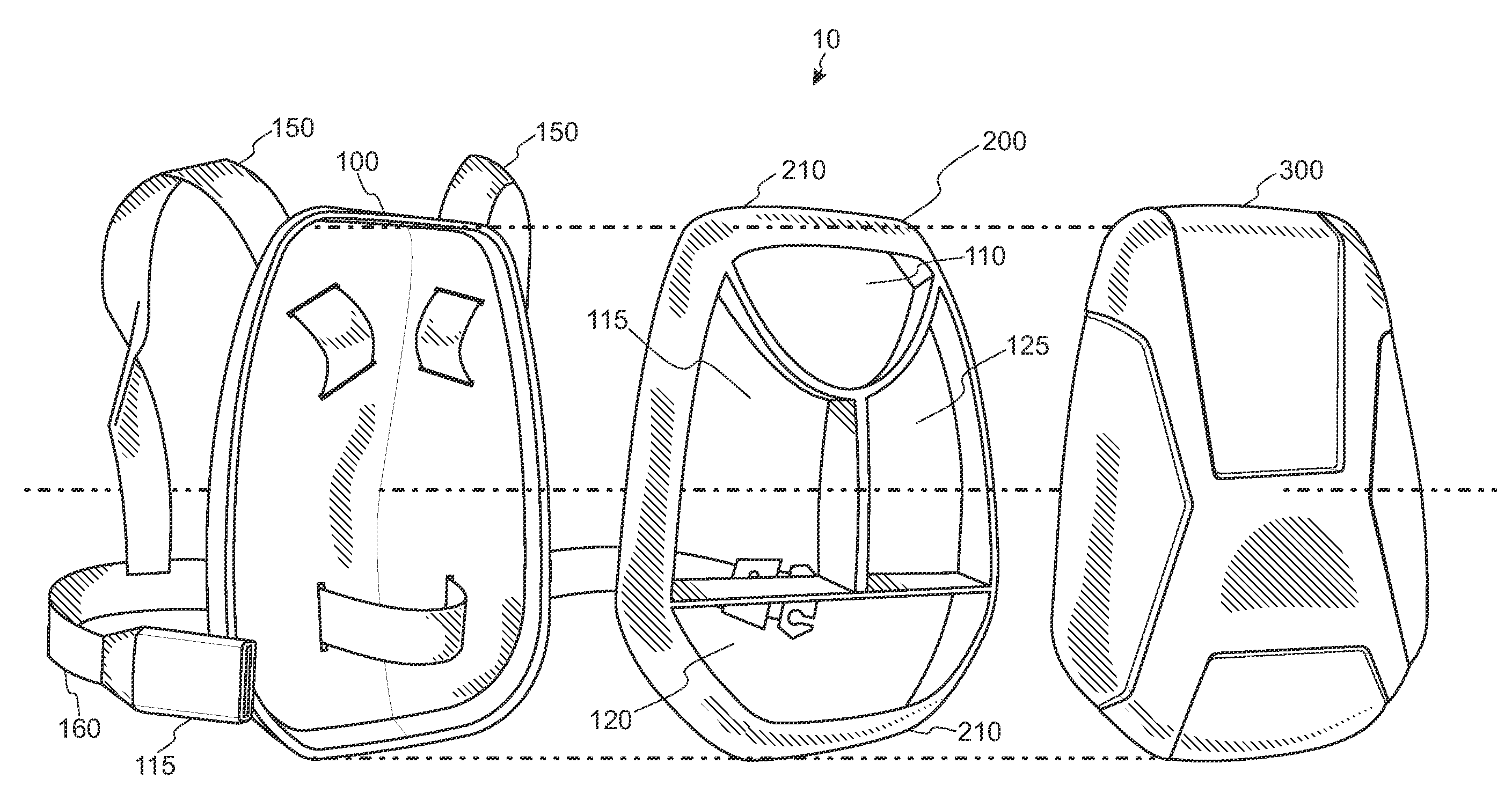 Integrated Wearable Costume and Storage Case