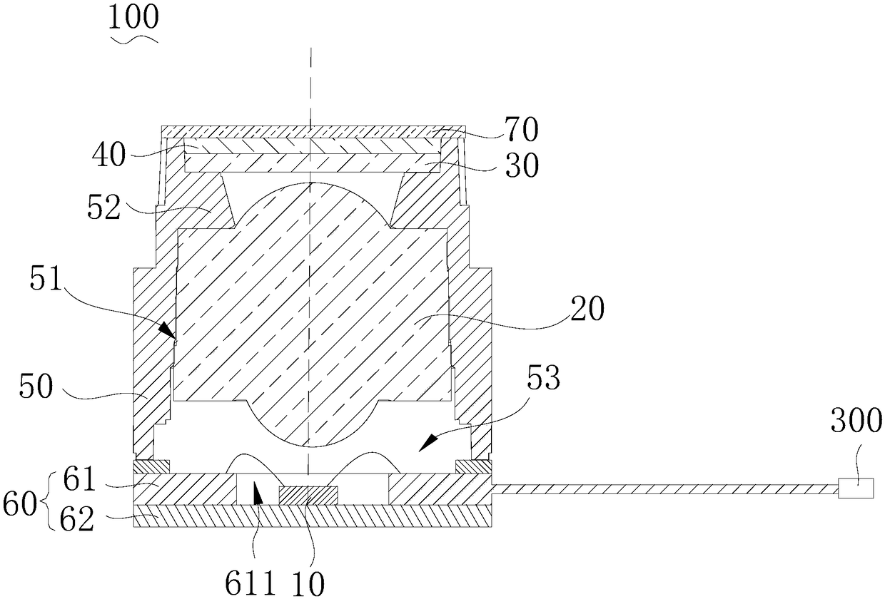 Structured light projector, optoelectronic device and electronic device