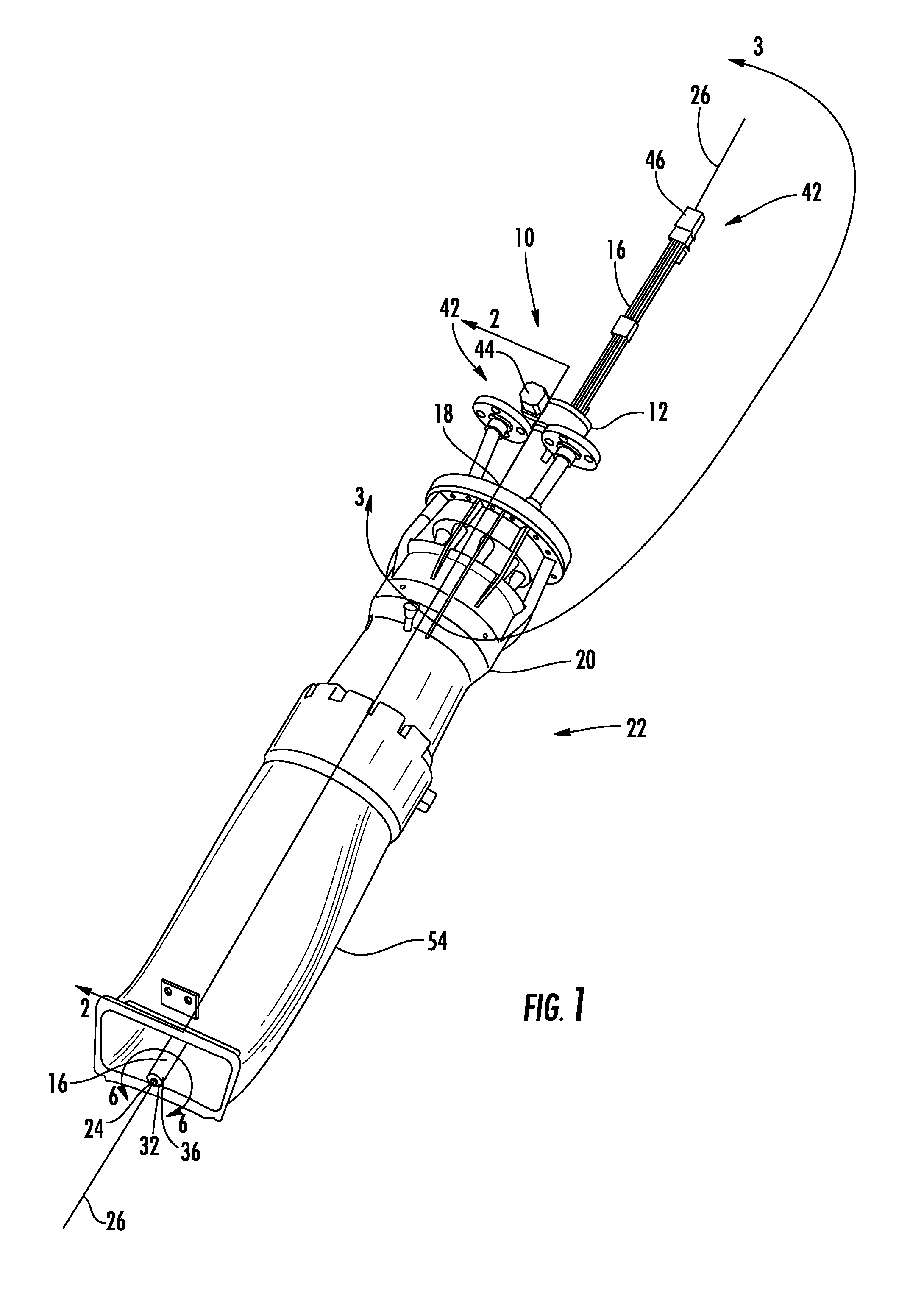 Inspection system for a combustor of a turbine engine