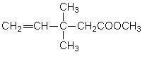Method for continuously synthesizing 3,3-dimethyl-4-pentenoic acid methylester