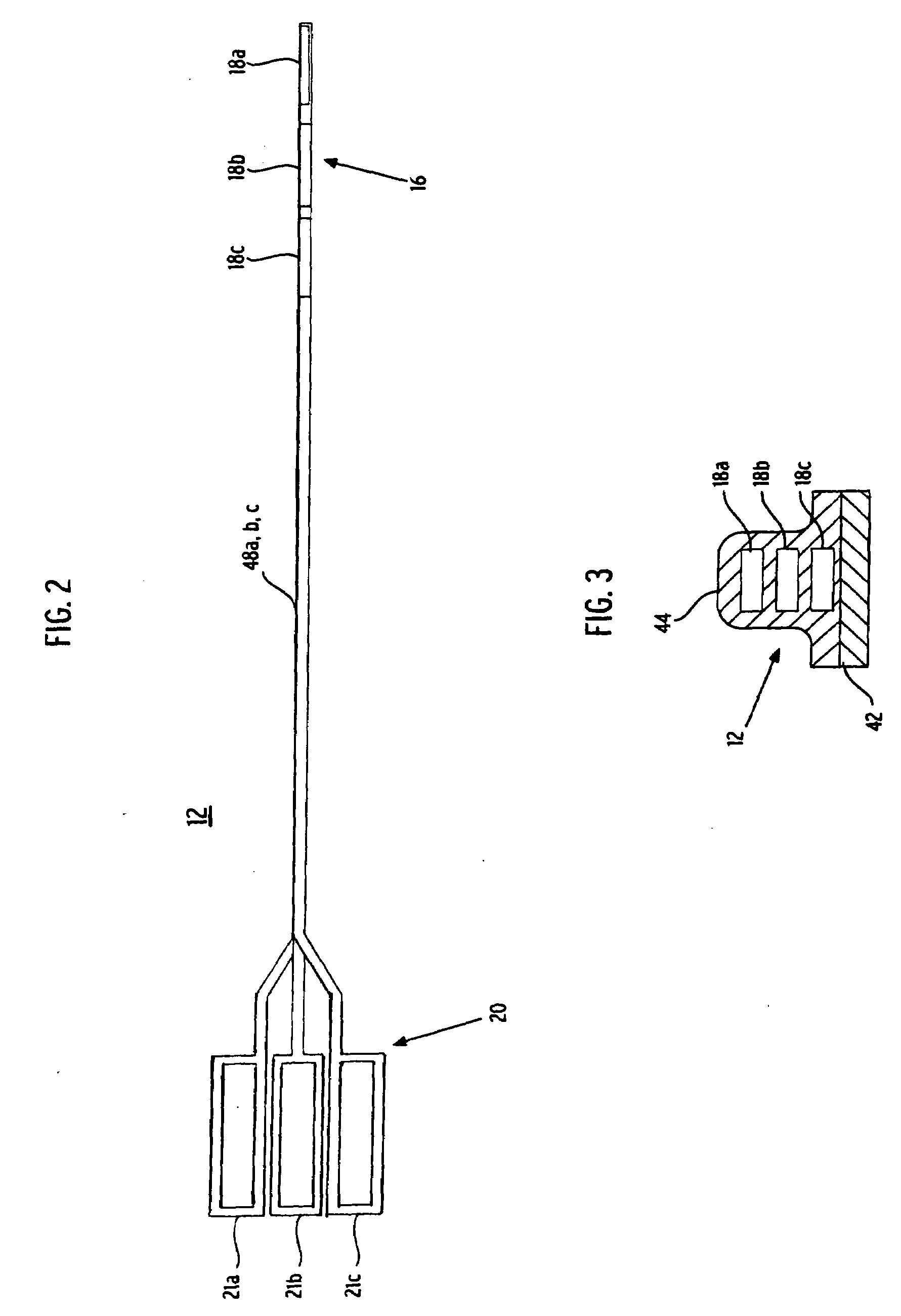 Sensor with layered electrodes