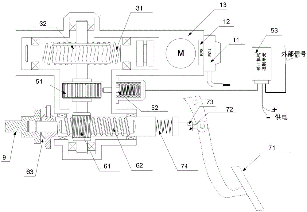 Electric power-assisting braking mechanism and control method thereof