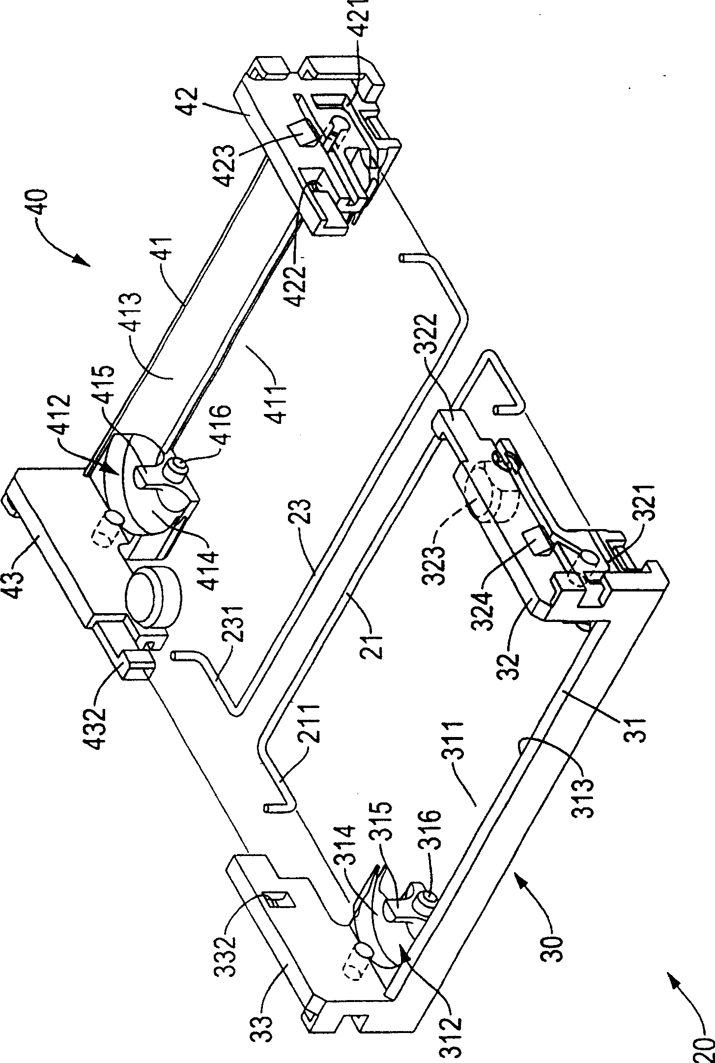 Slide block device of linear sliding rail