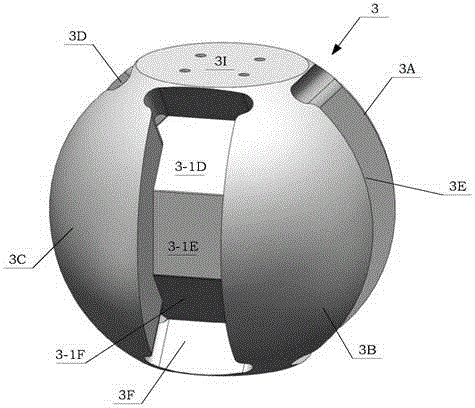 Spherical motor for active side lever system of airplane