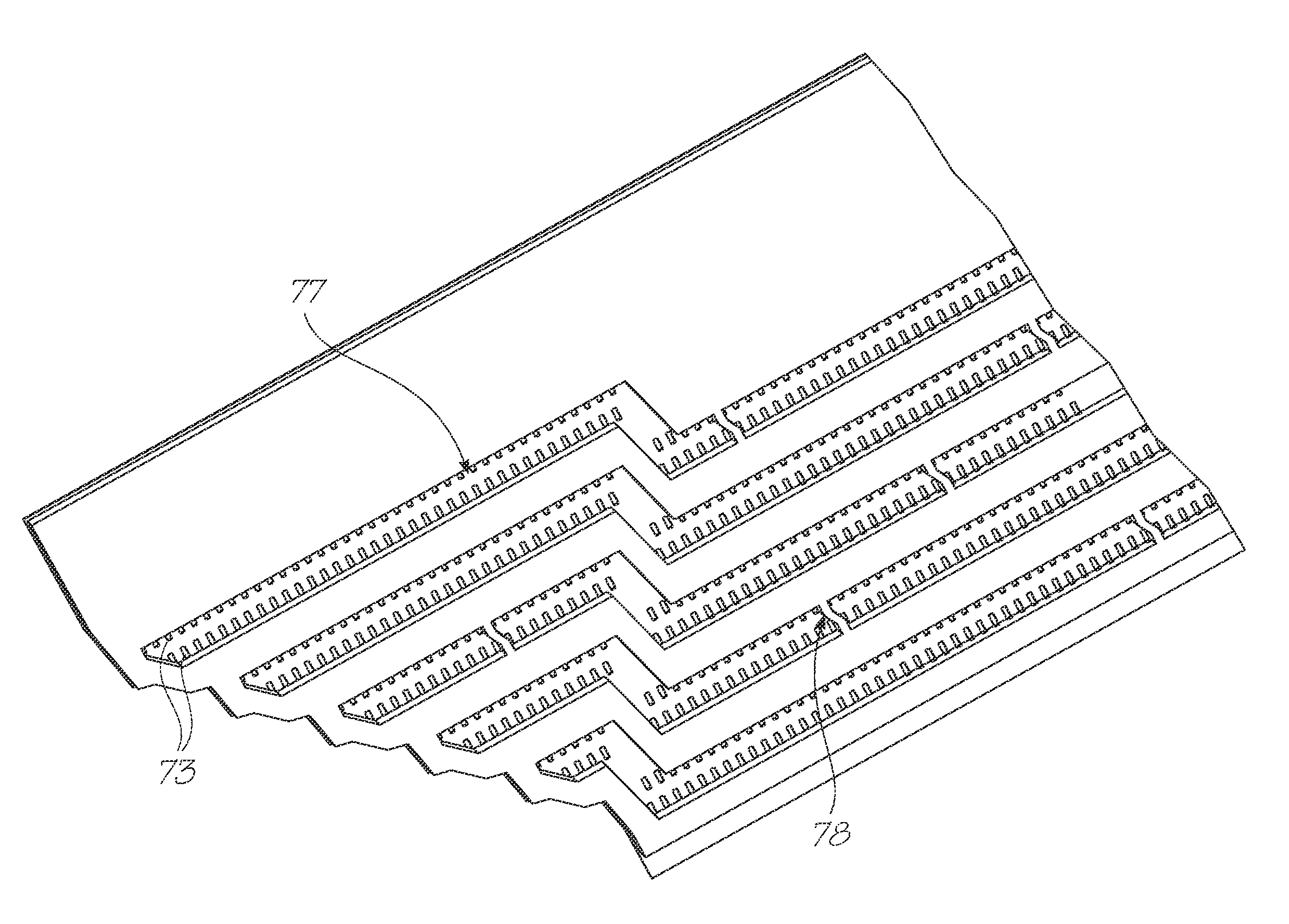 Printhead integrated circuit having longitudinal ink supply channels reinforced by transverse walls