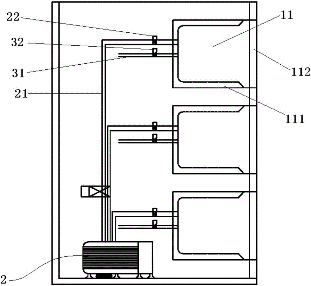 Unit type independent control box body structure