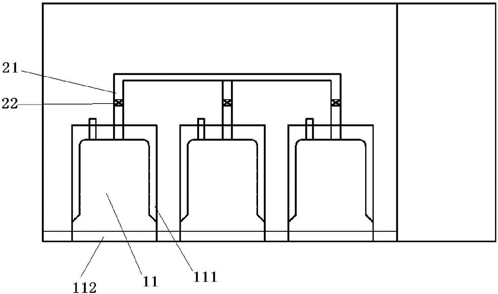 Unit type independent control box body structure