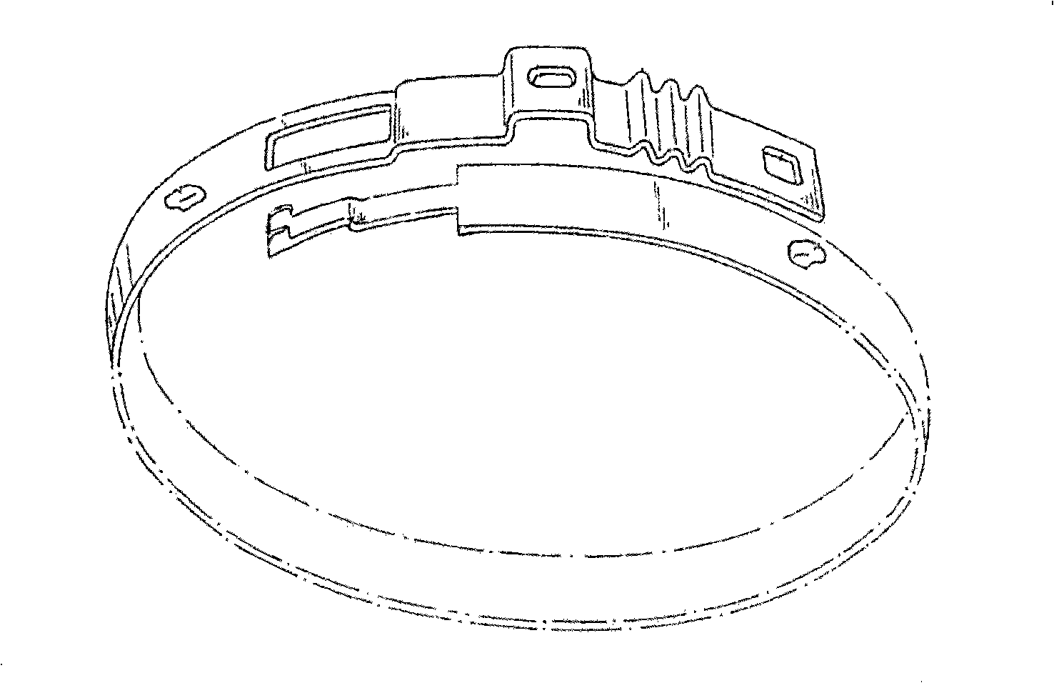 Hose clamping device