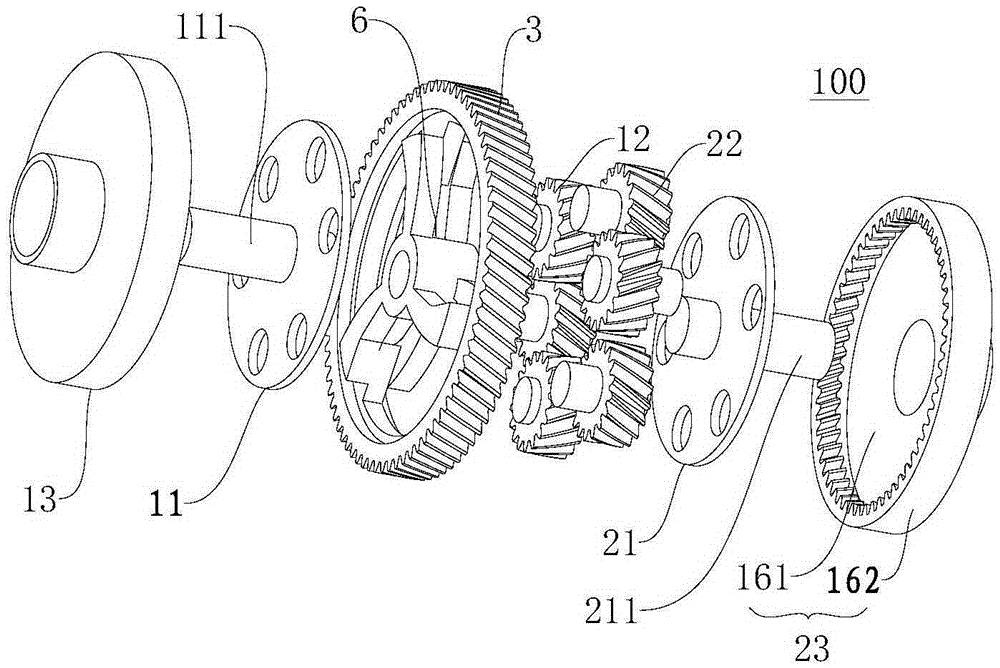 Power-driven system and vehicle comprising power-driven system