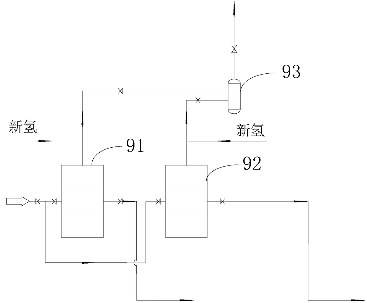 Circulating hydrogen recycling system and method