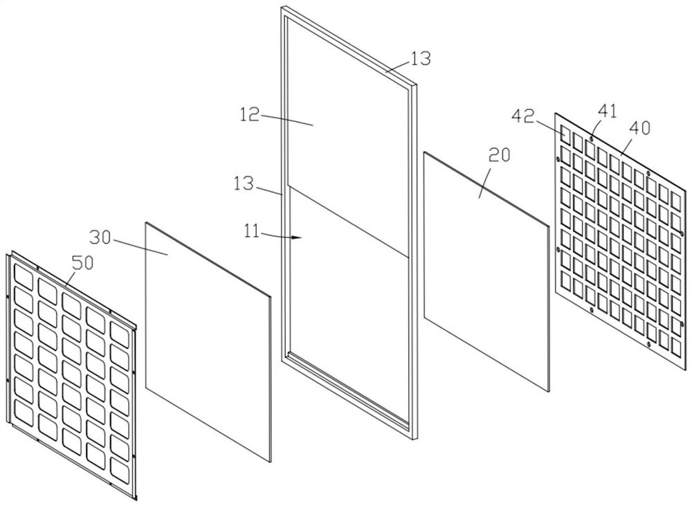 Anti-rust door structure of electric appliance cabinet