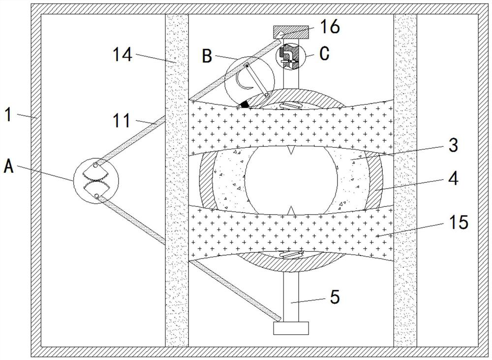 Feeding, shearing and stripping device for large-diameter cable