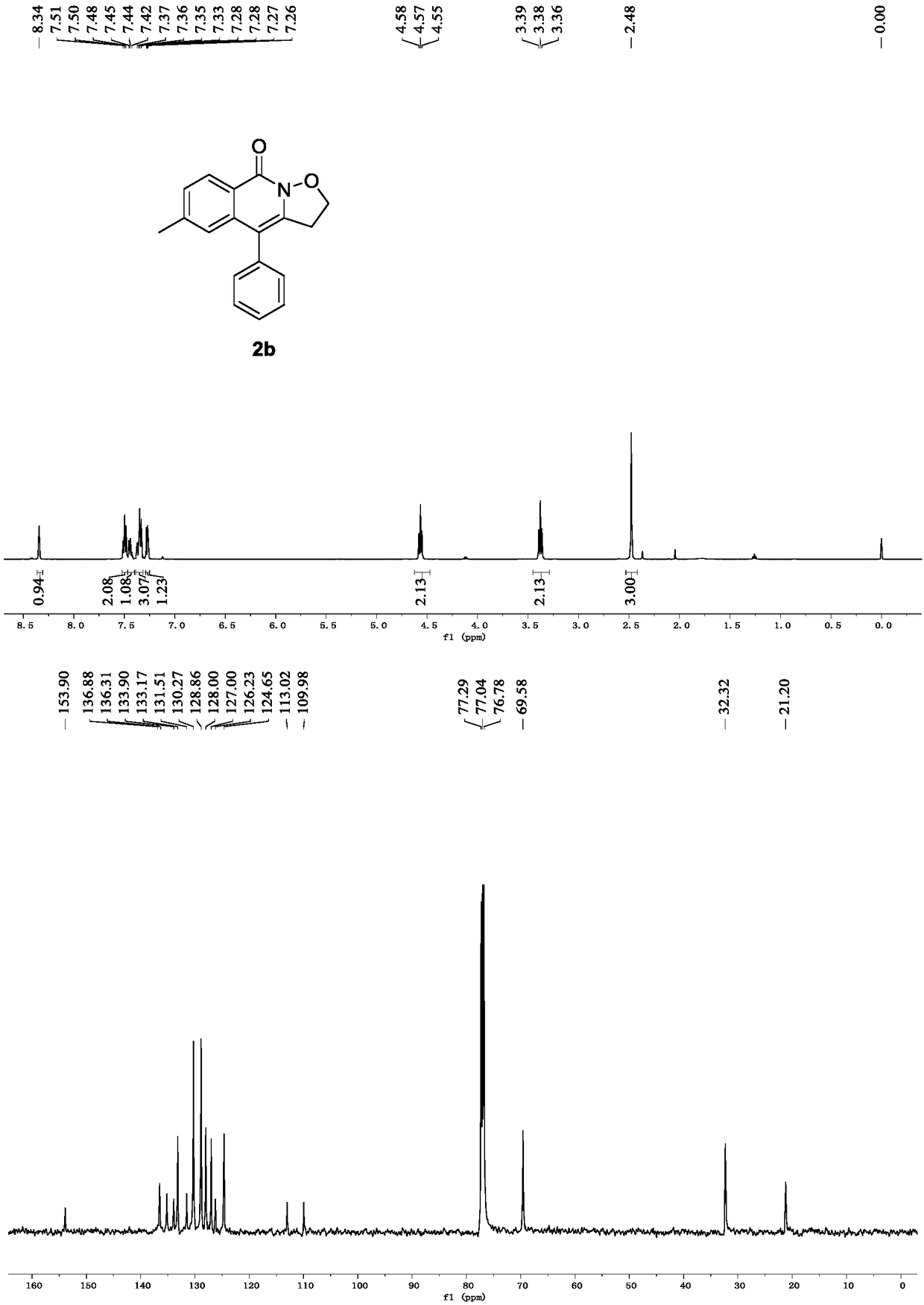 Preparation method of isoxazole and isoquinoline ketone derivative
