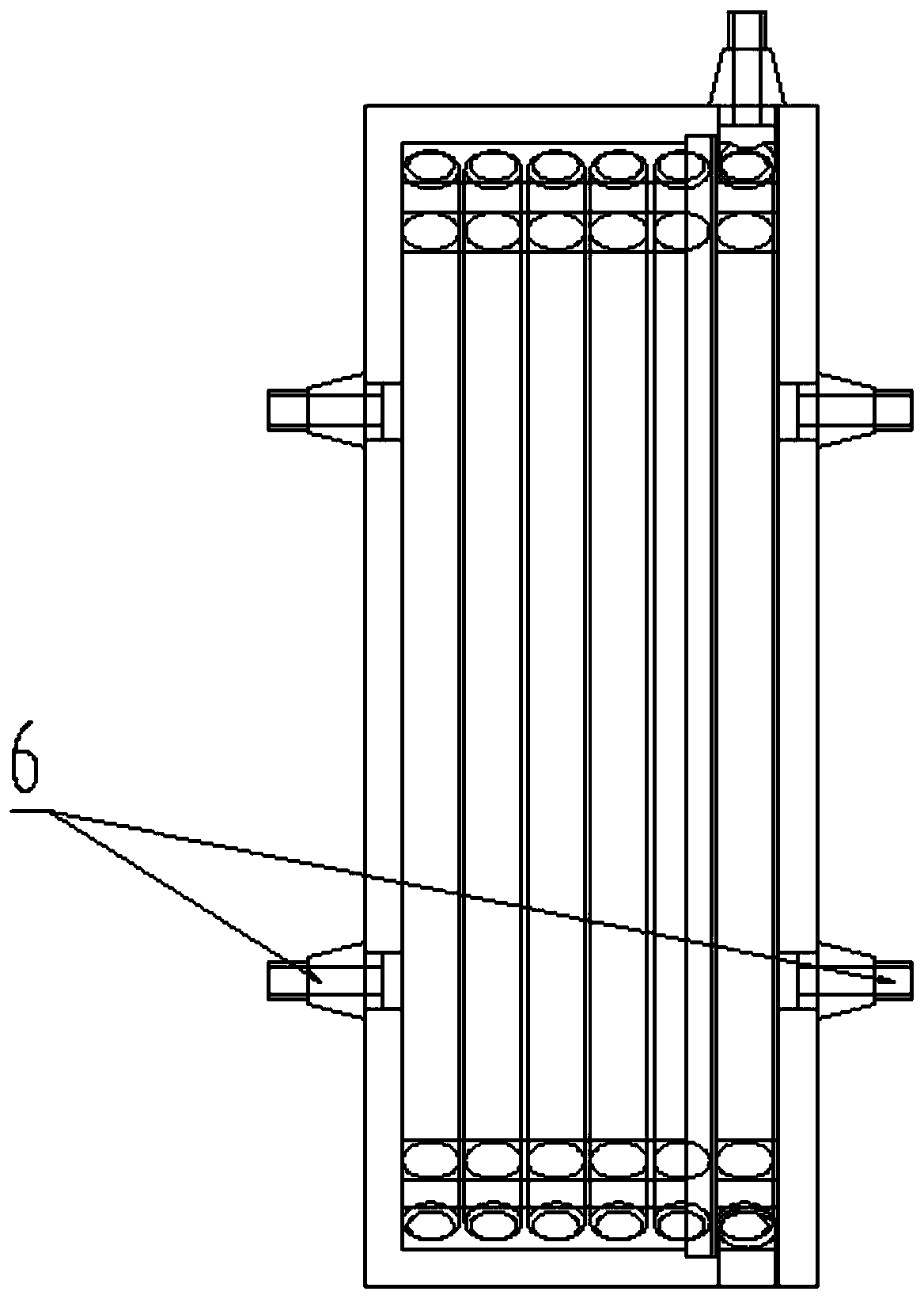 Arc-shaped rod piece pushing-out device