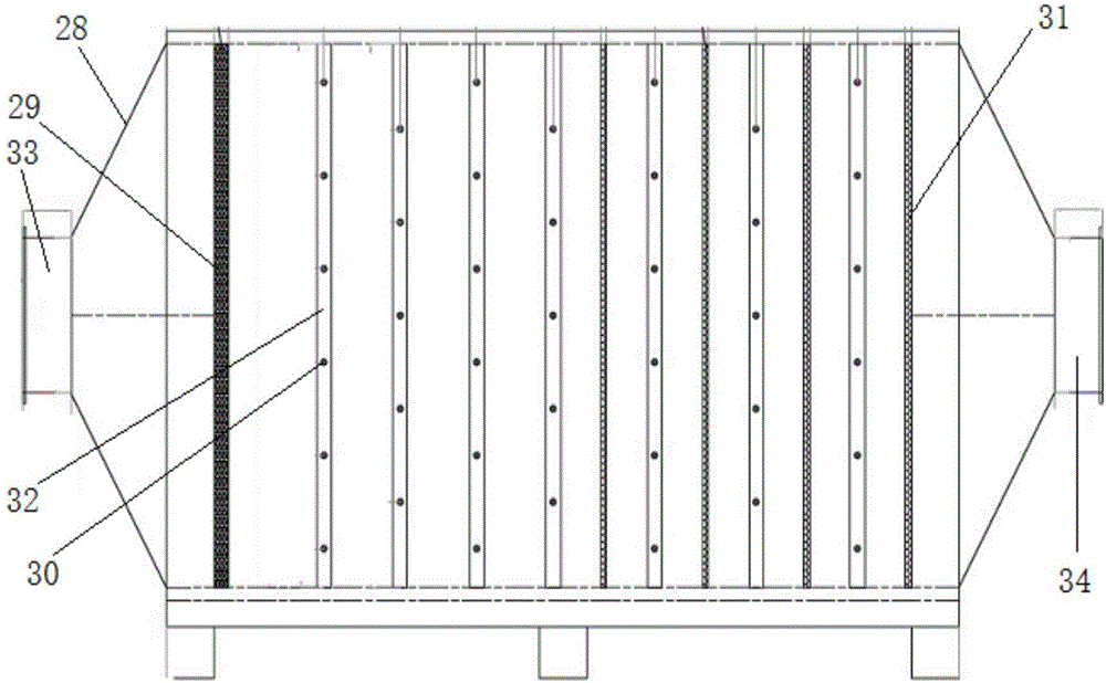 Asphalt flue gas purification treatment equipment