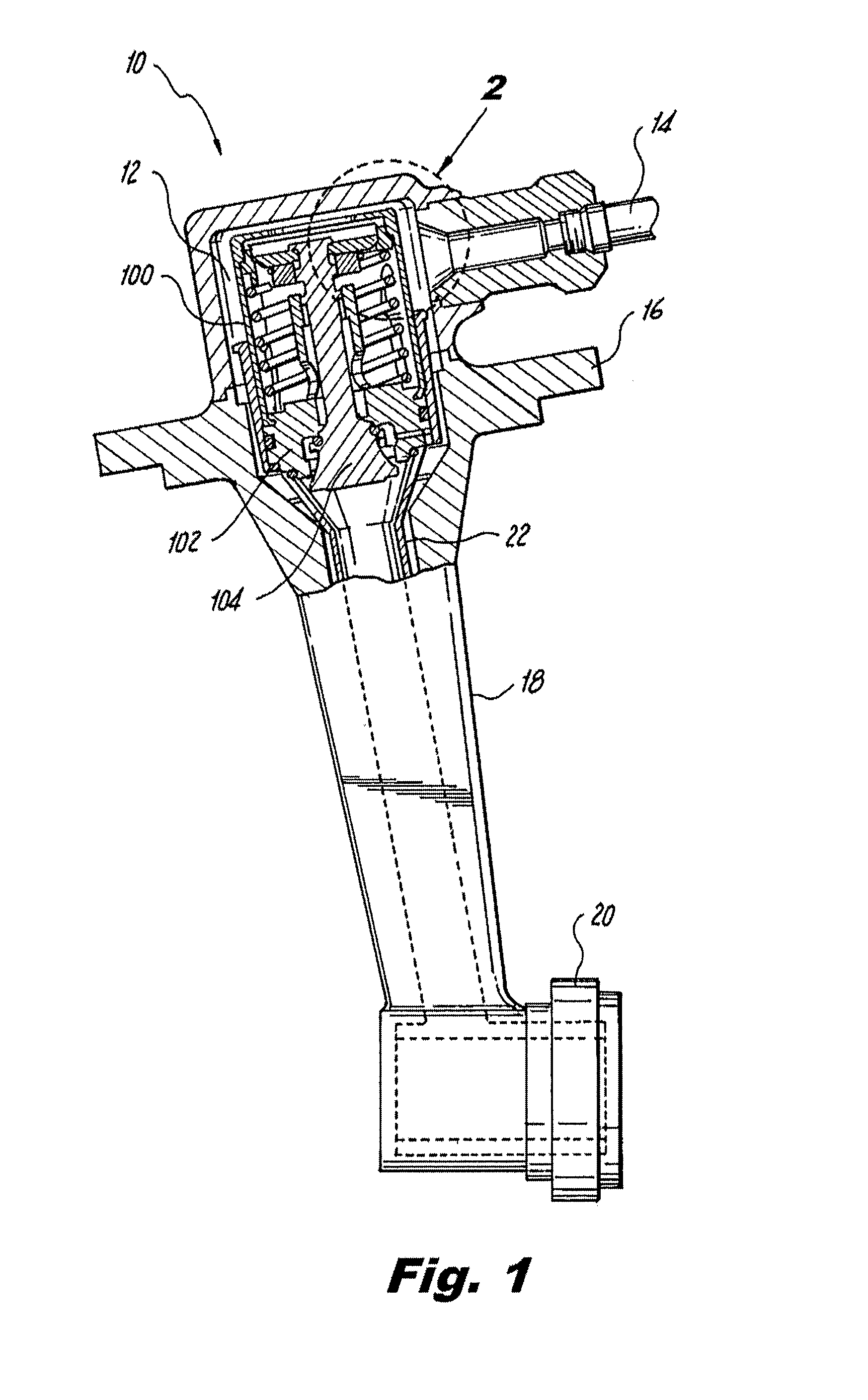 System and method for locking retention of valve components