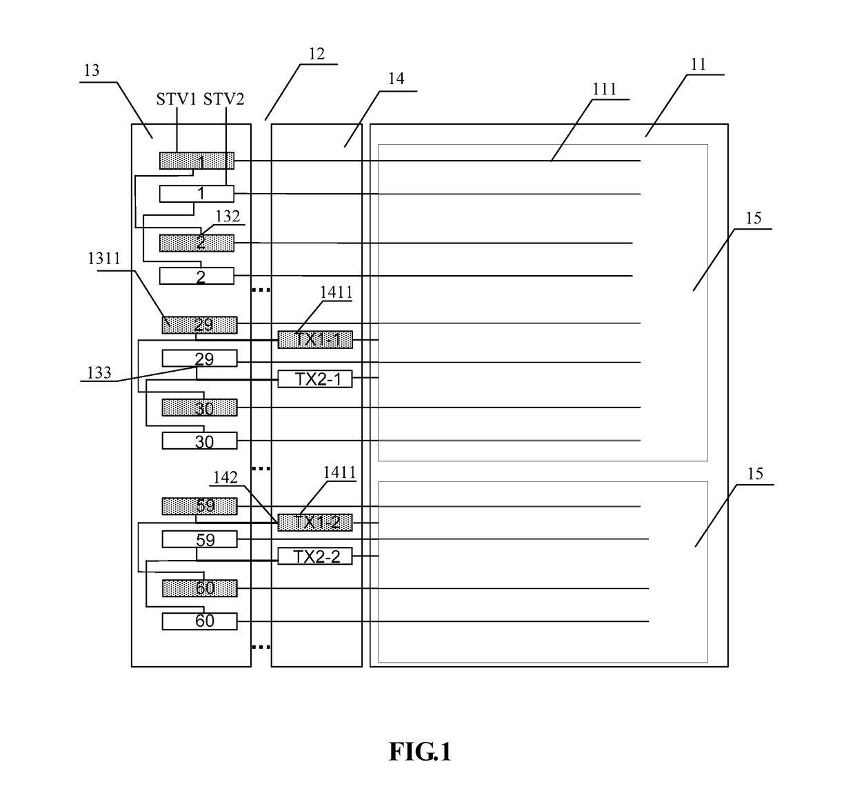 Array substrate, touch display device and driving method thereof
