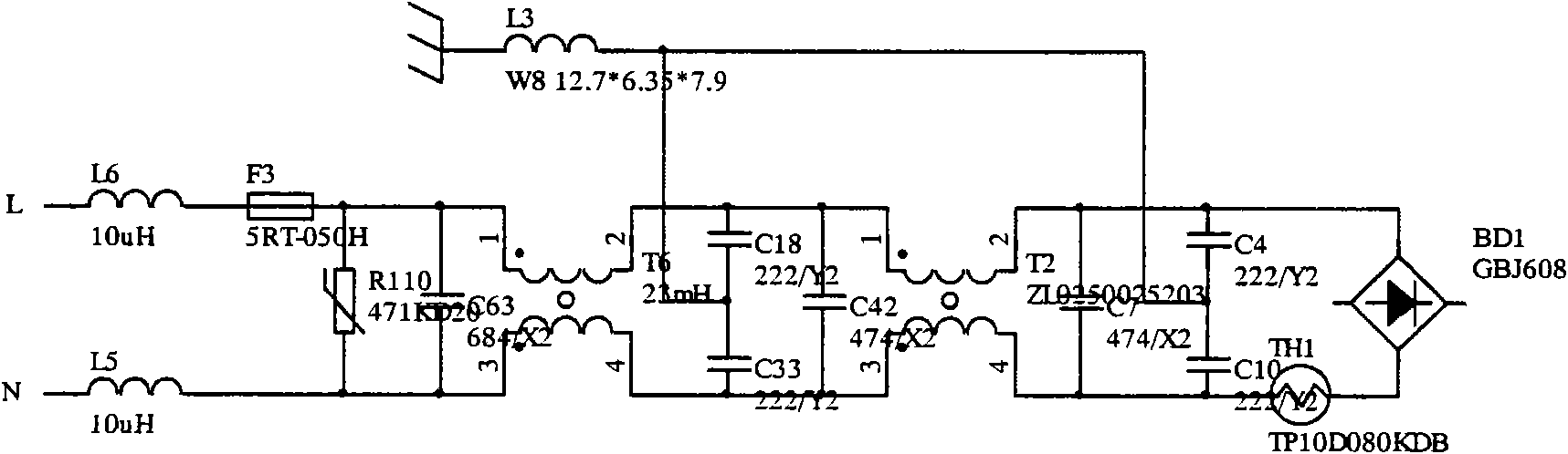 Dimmable LED constant-current drive circuit