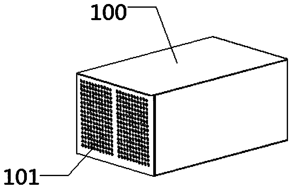 Reverse-flow type double-air-channel cooling system for energy storage module
