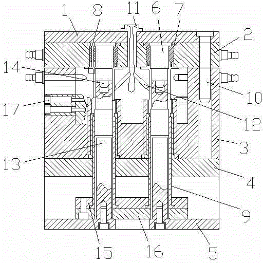 Magnetic-ring driving wheel injection mold