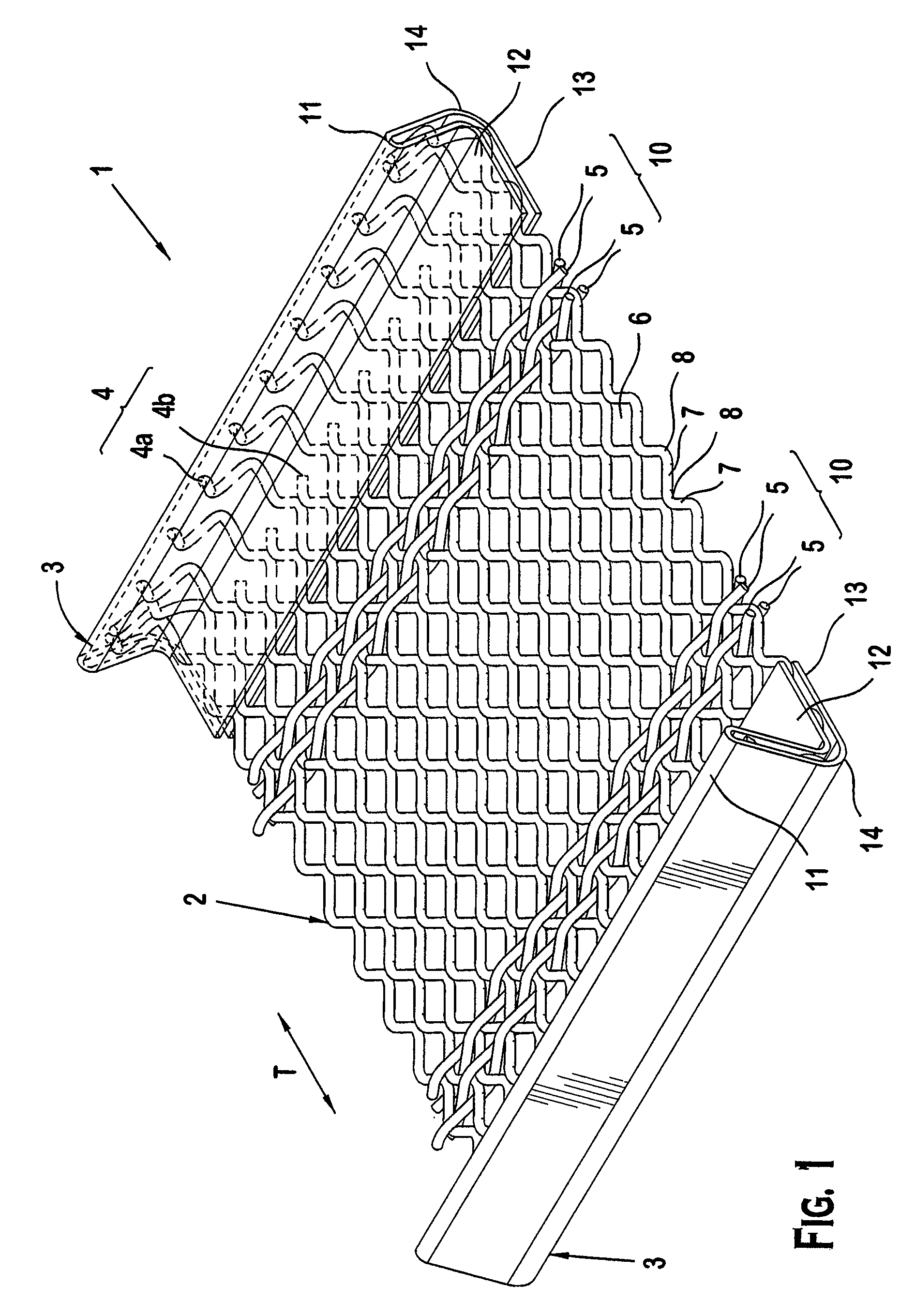 Screen for a Vibratory Separator Having Tension Reduction Feature
