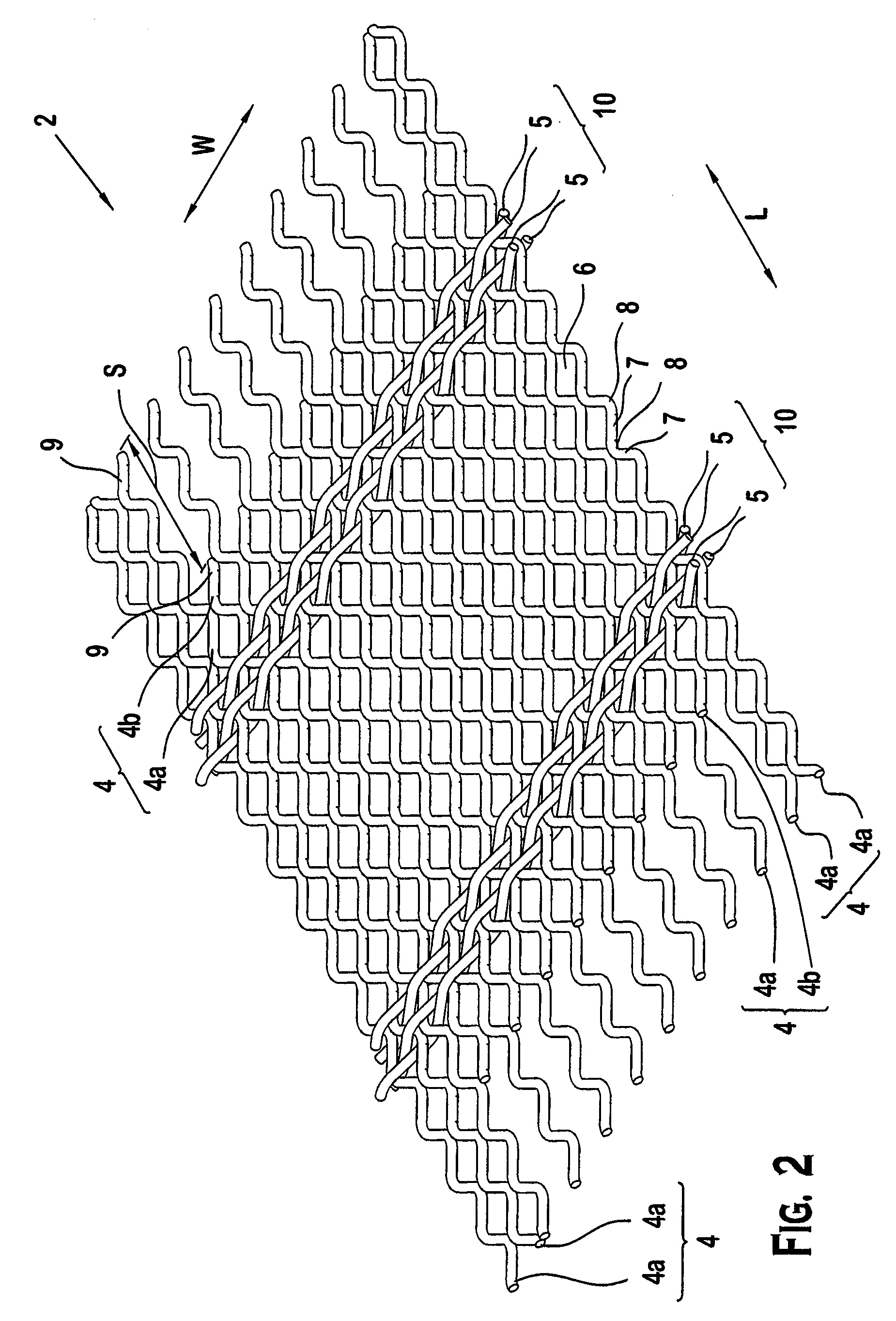 Screen for a Vibratory Separator Having Tension Reduction Feature