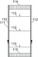 Low permeability rock gas permeation test device and method under air and heat coupling effect