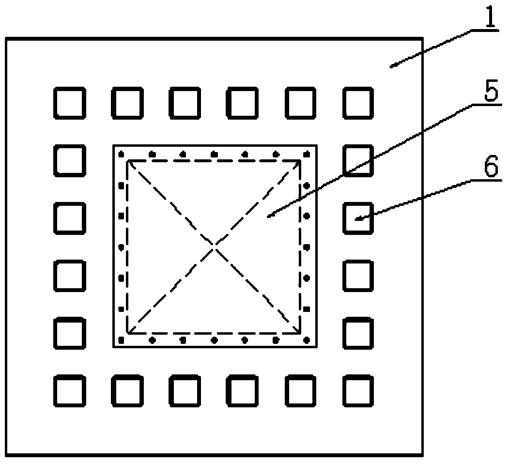 Catalytic combustion bed furnace core structure with heater