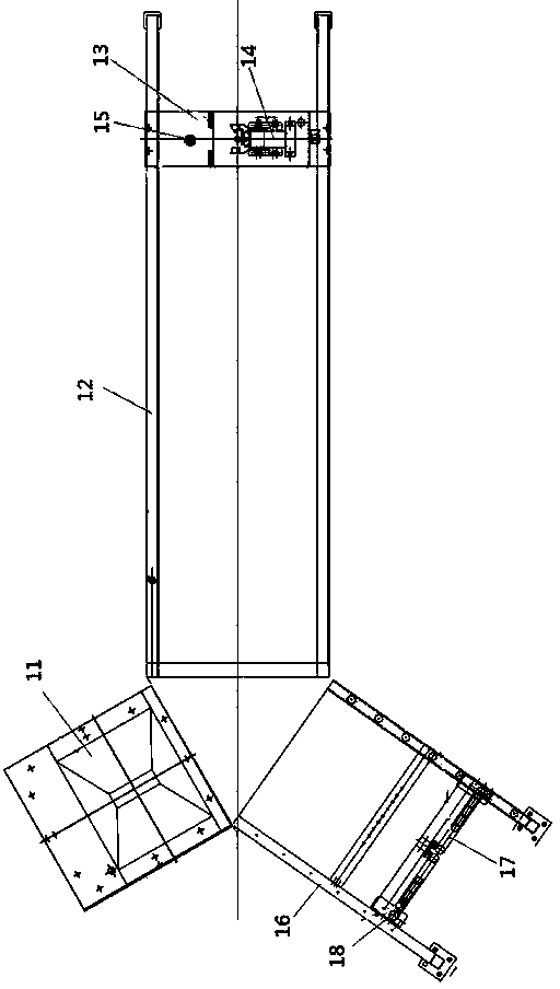 Automatic feeding device for group breeding of animals