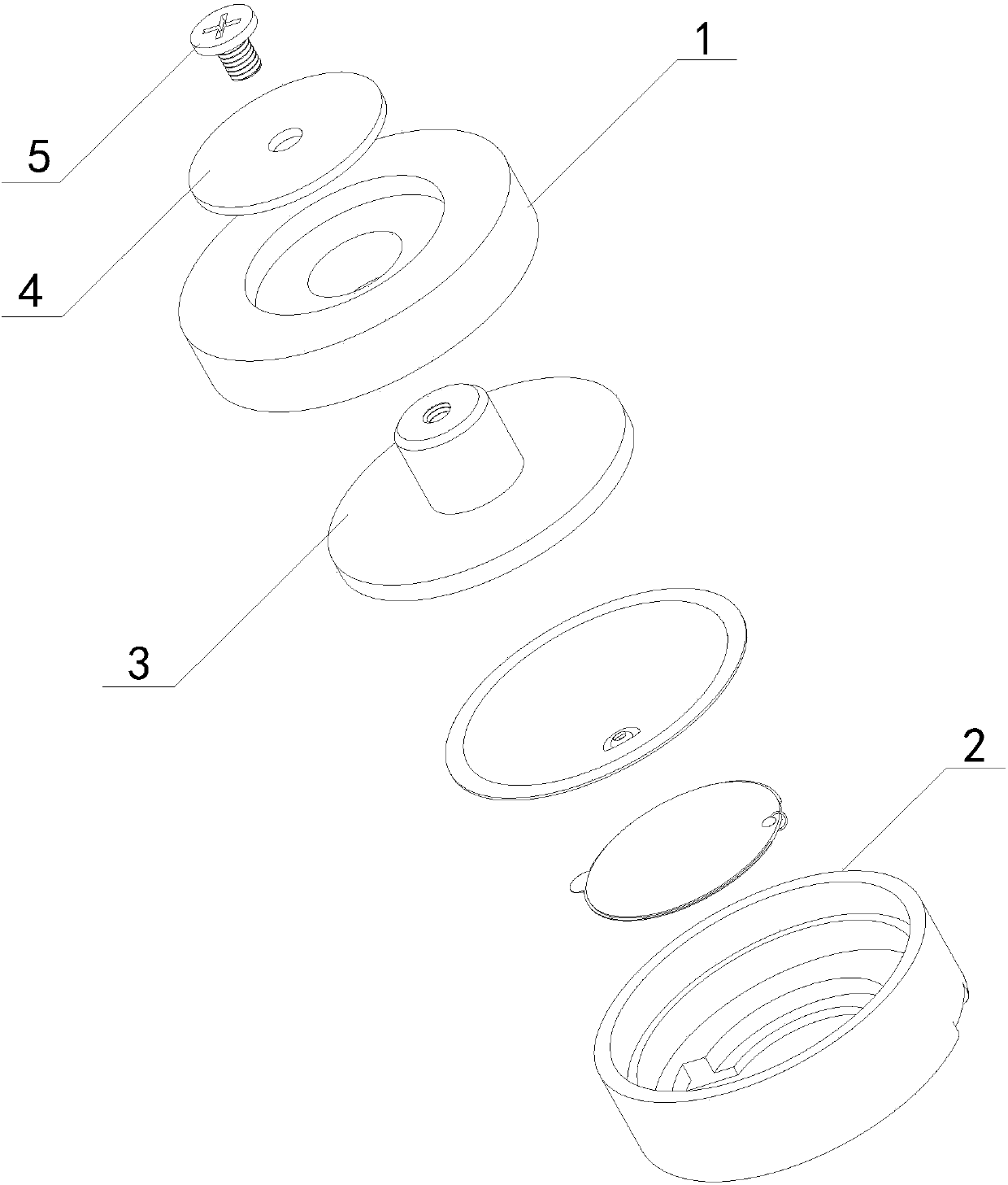 Jig for bonding voice diaphragm and piezoelectric plate