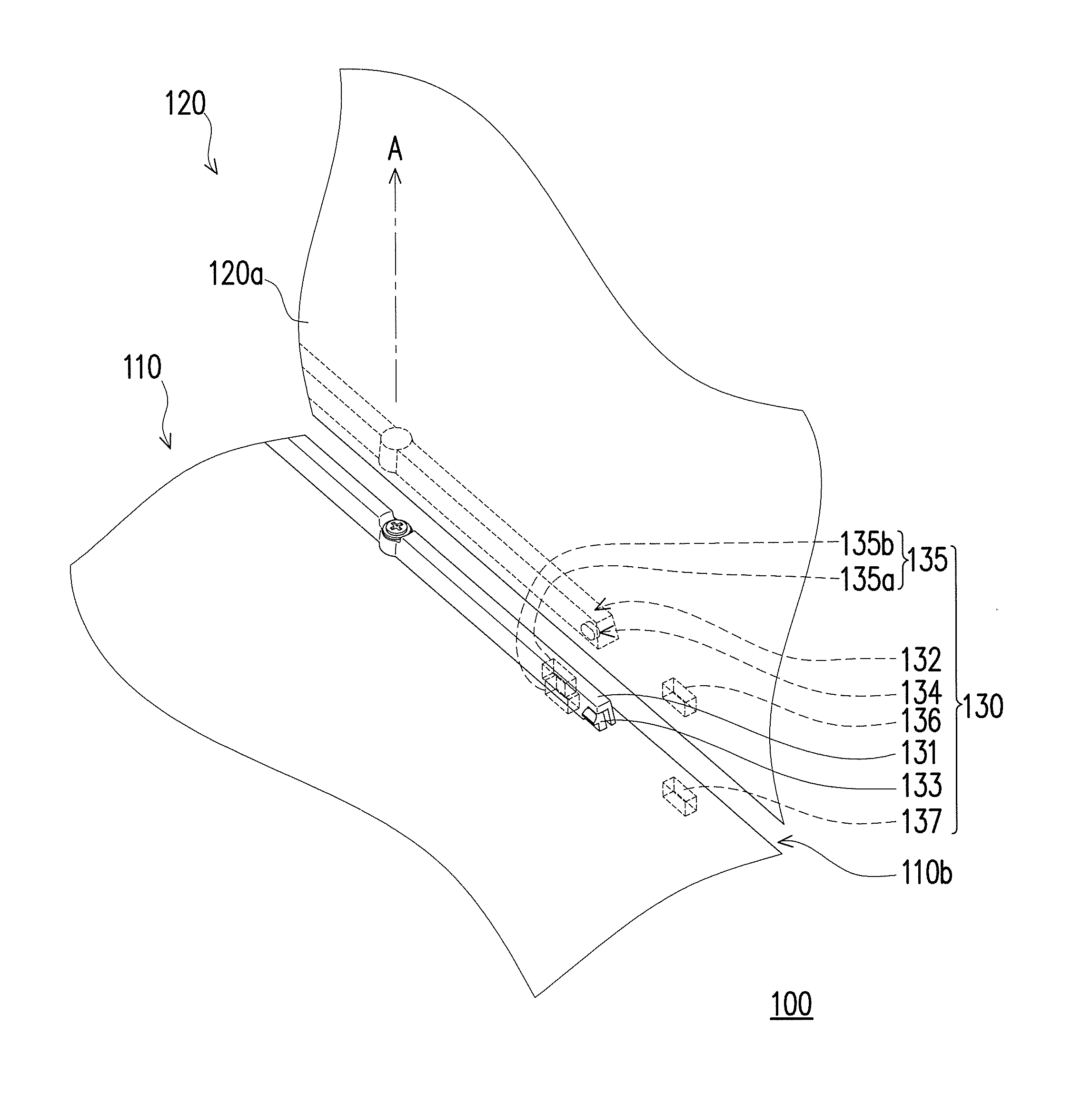 Connecting assembly and electronic device having the same