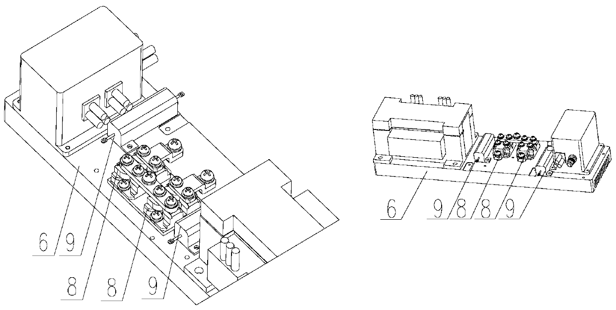 Heat dissipation structure of high-density digital power supply and power supply assembly