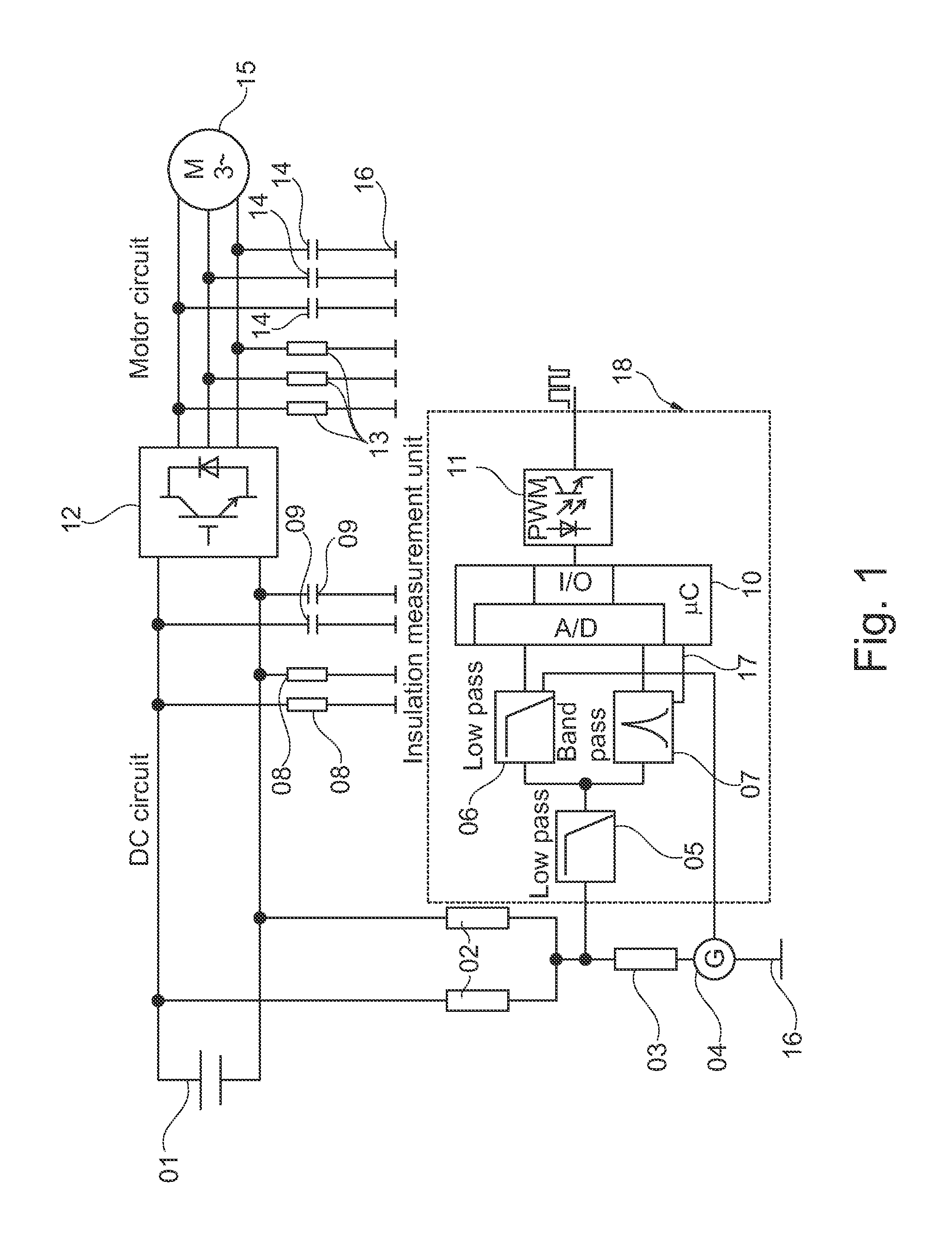 Method and device for monitoring the insulation of ungrounded DC and AC voltage networks