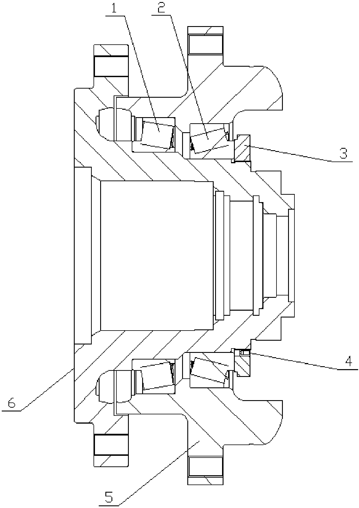 Structure for improving thread bearing capacity by deformation compensation