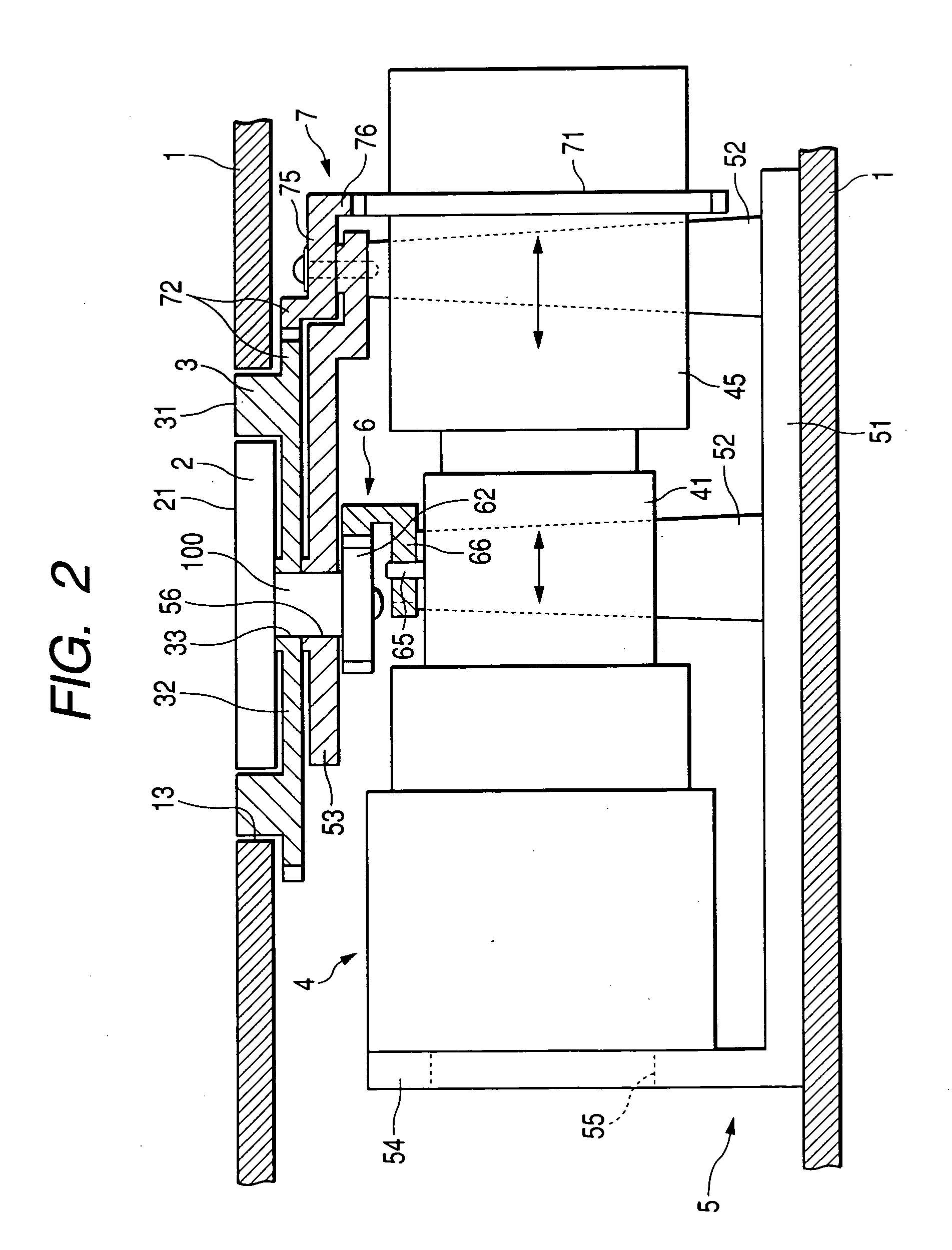 Connecting structure for connecting together rotation operation shaft and operation knob of electric apparatus