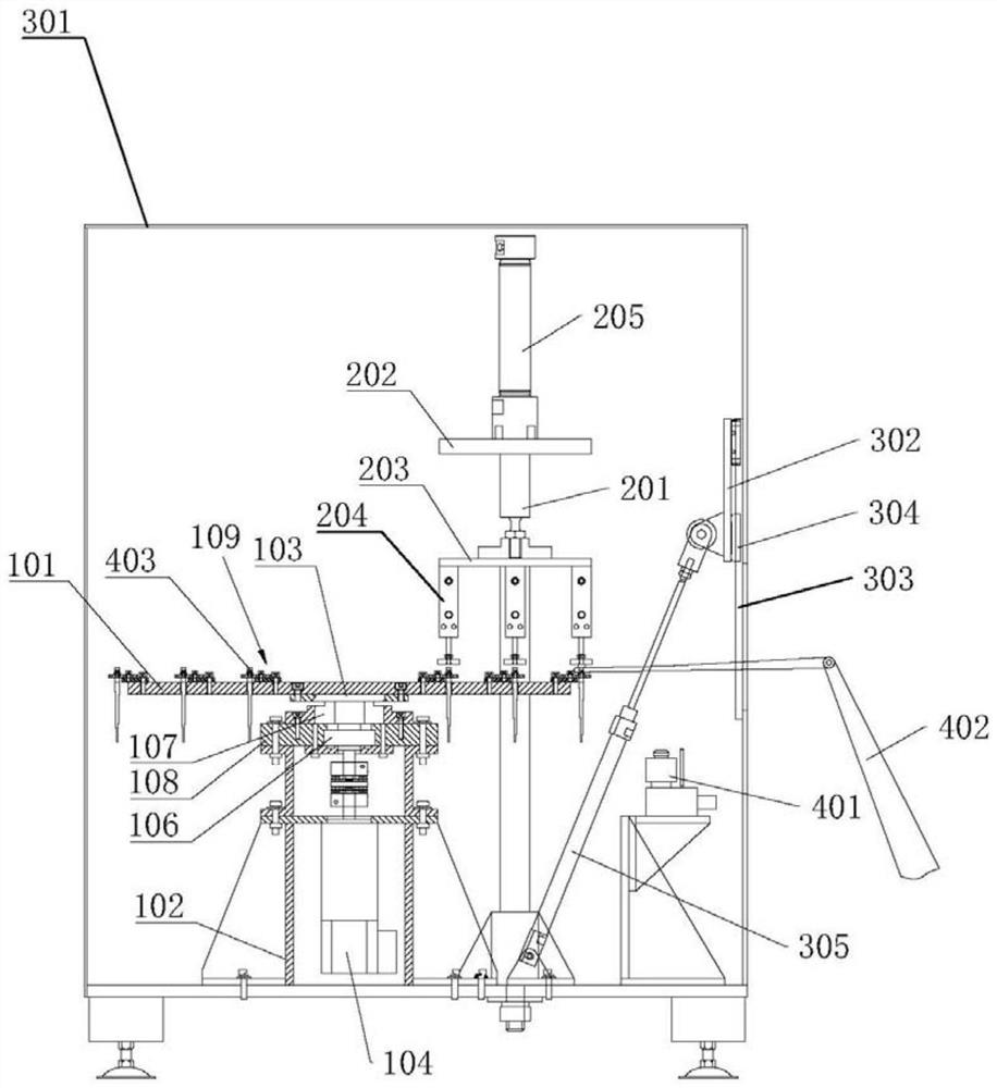 A planter tool magazine for realizing automatic tool change and automatic tool change method