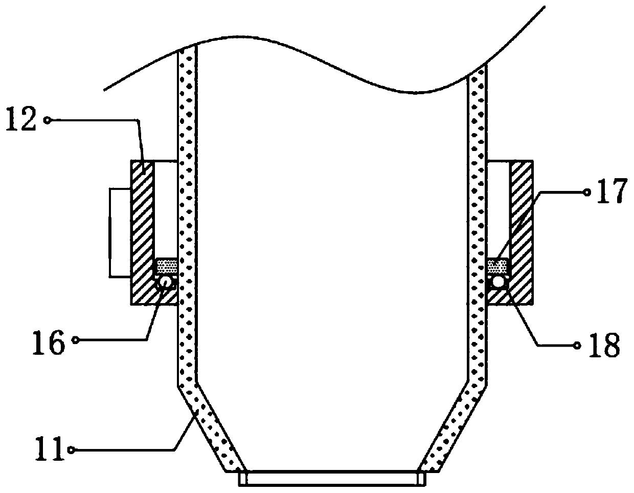 Packaging device for freeze-dried food