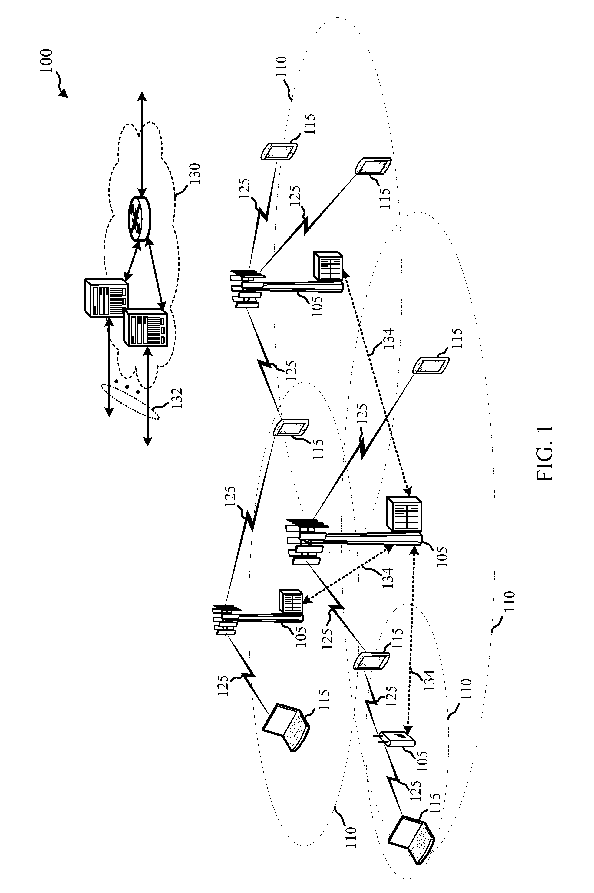 Techniques for transmitting channel usage beacon signals over an unlicensed radio frequency spectrum band