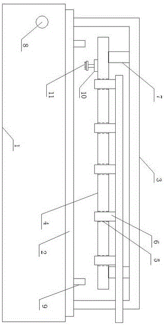 Device for drying surface moisture of storage battery by blowing