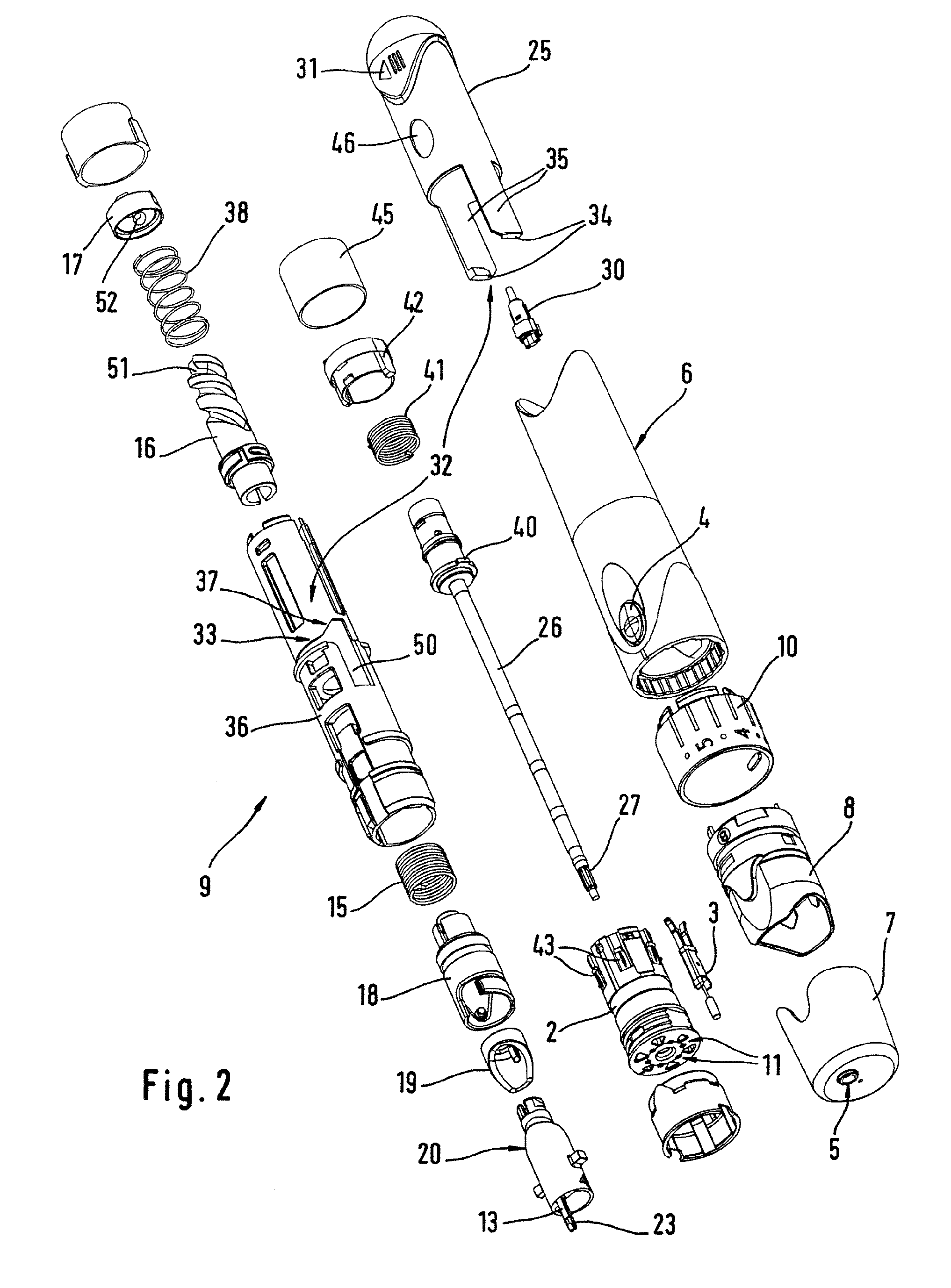Lancing apparatus for producing a puncture wound