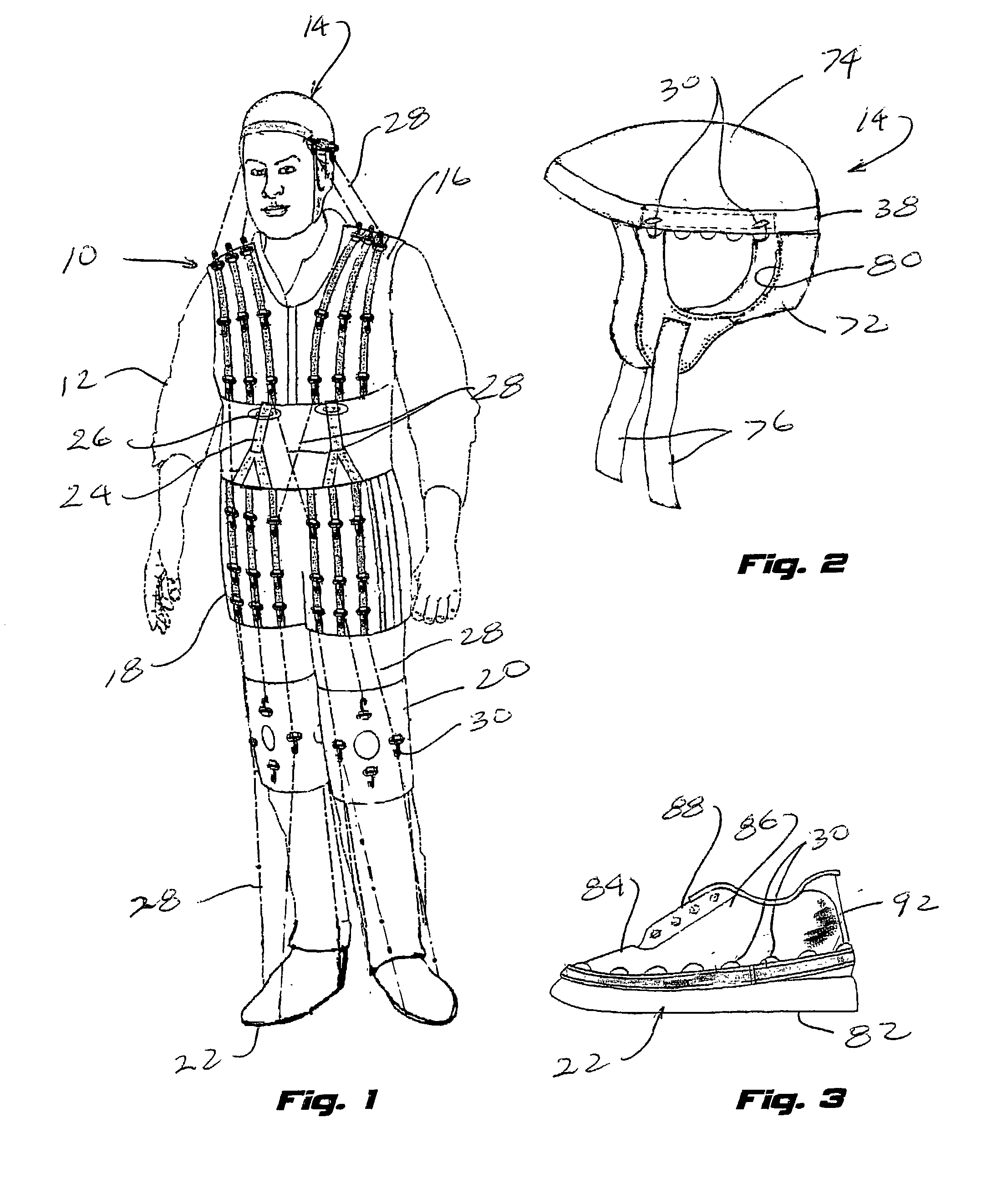 Neurological motor therapy suit