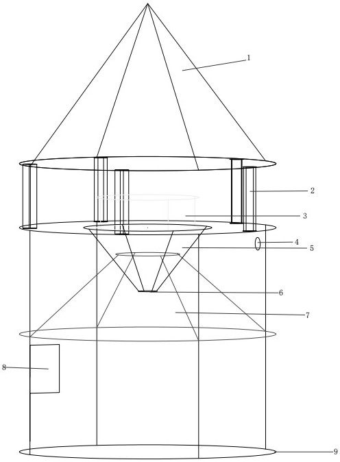 Simple indoor atmospheric pollen collector and pollen processing method thereof