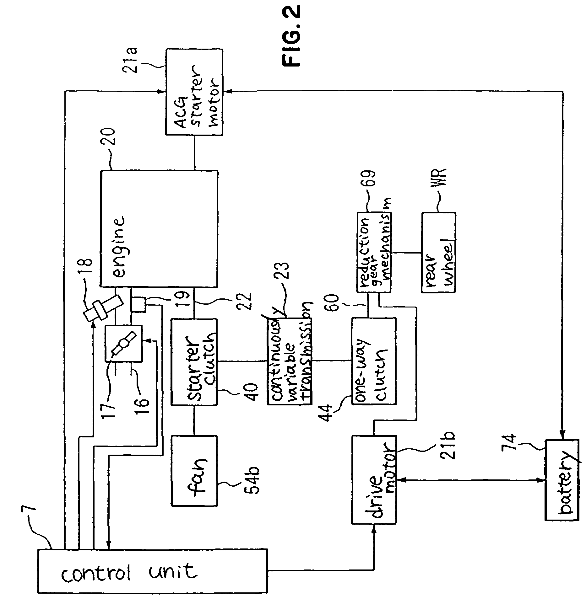 Battery arrangement and battery mounting structure for a vehicle
