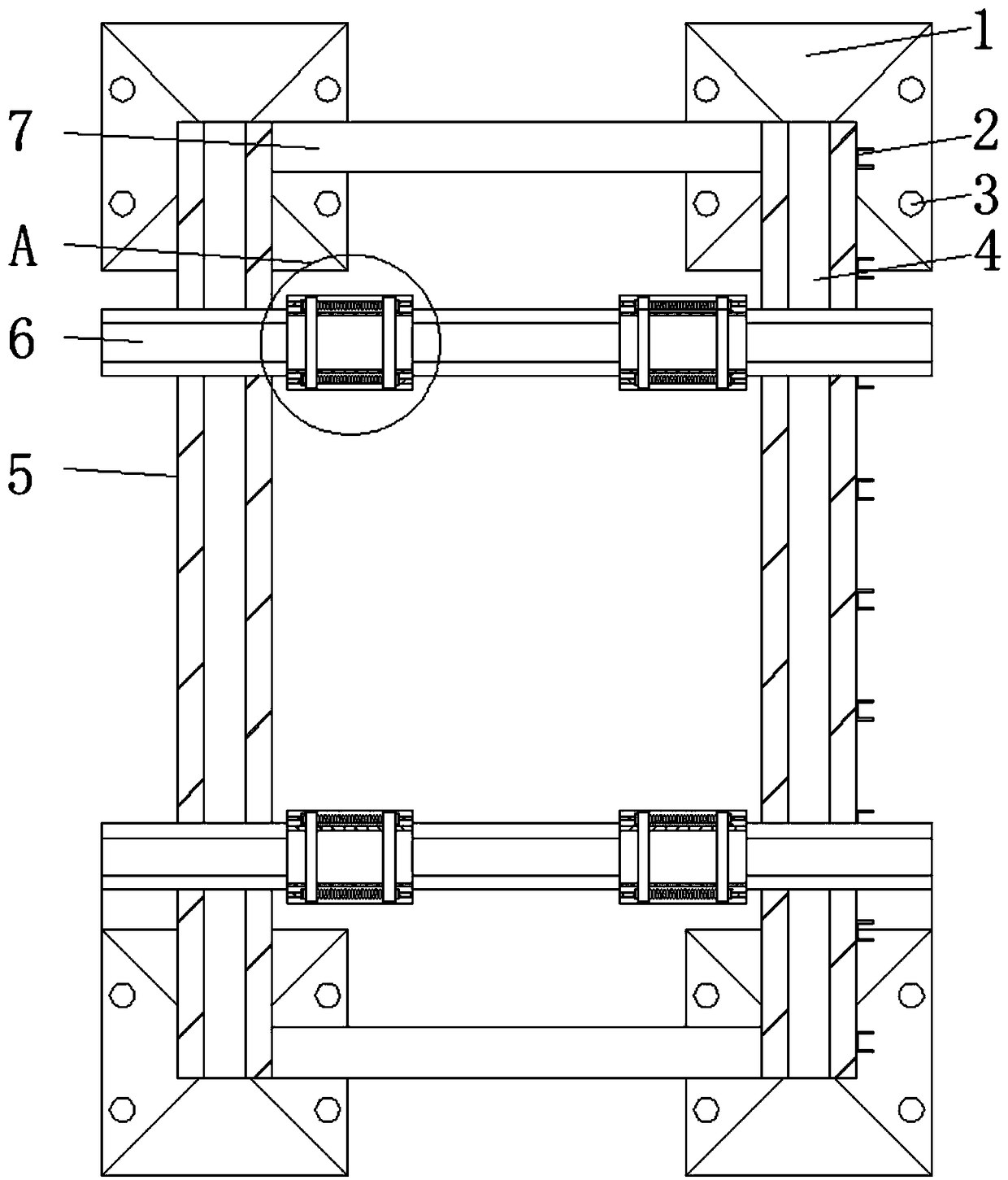 Fixing device of solar water heater