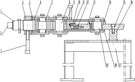 Special mechanism for bending aluminum profile presser-foot of inner bus decoration