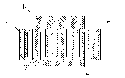 Surface acoustic wave filter with high power endurance