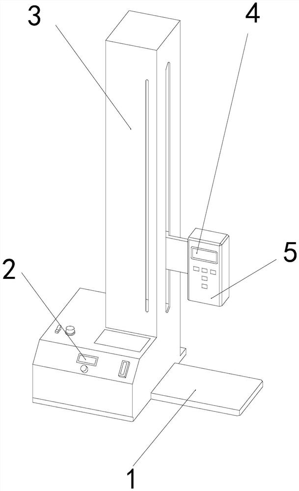 Force measuring equipment of digital caliper based on piezoelectric material