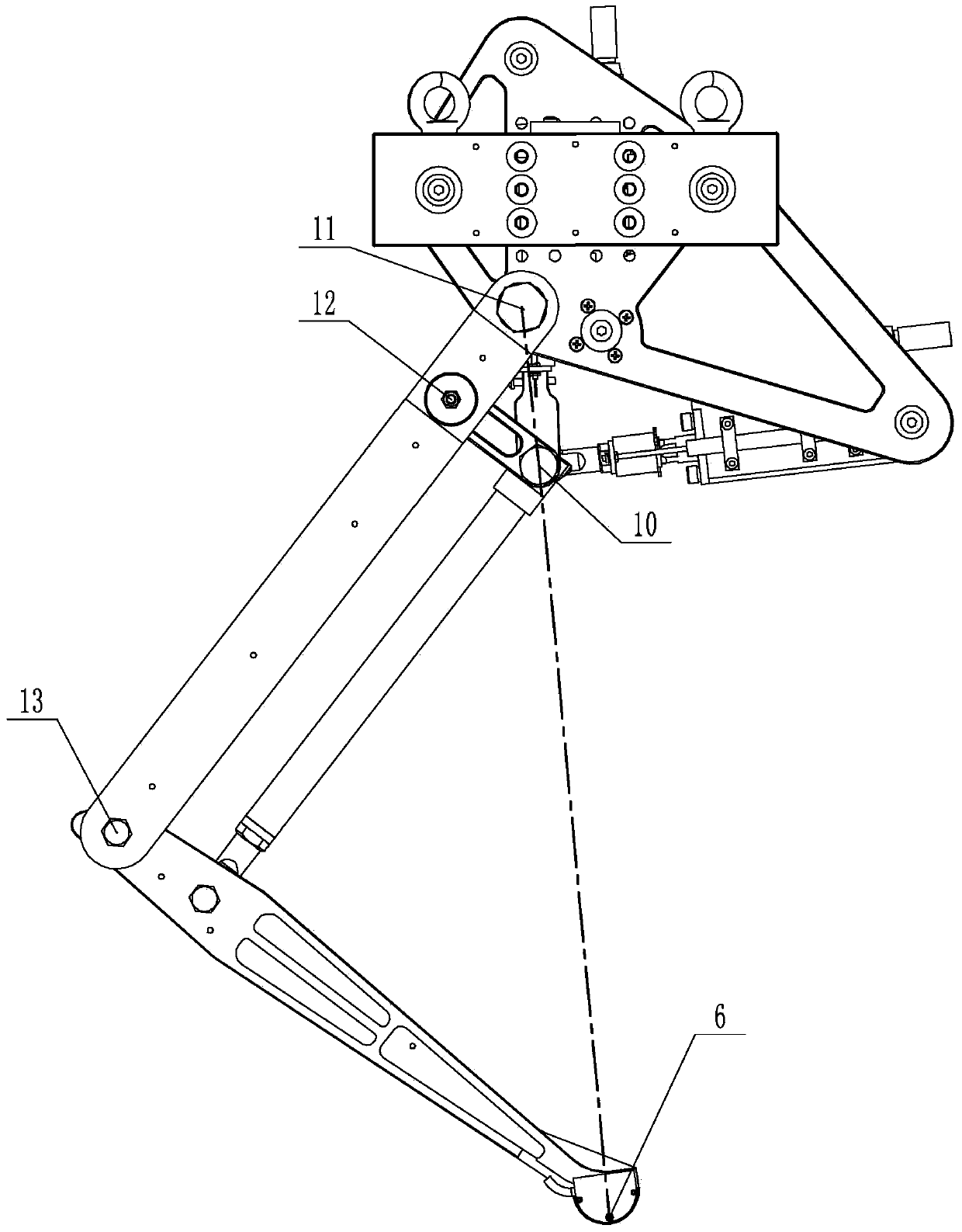 A parallel leg structure for high-speed running legged robot