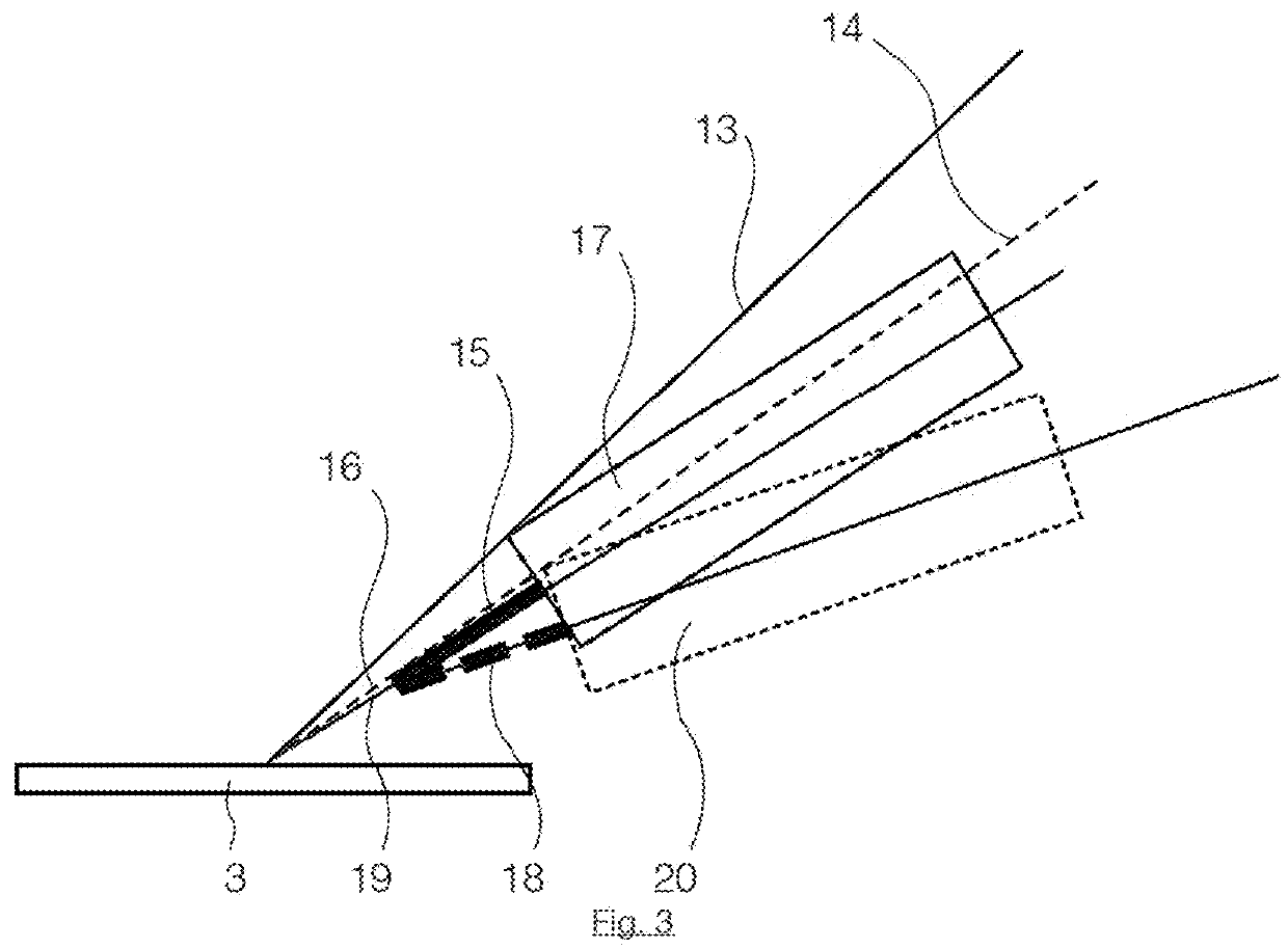 Method For Aligning A Light Spot Produced On An Optical Converter, Device Comprising A Light Spot And Use Thereof, And Converter-Cooling Body Assembly With Metallic Solder Connection